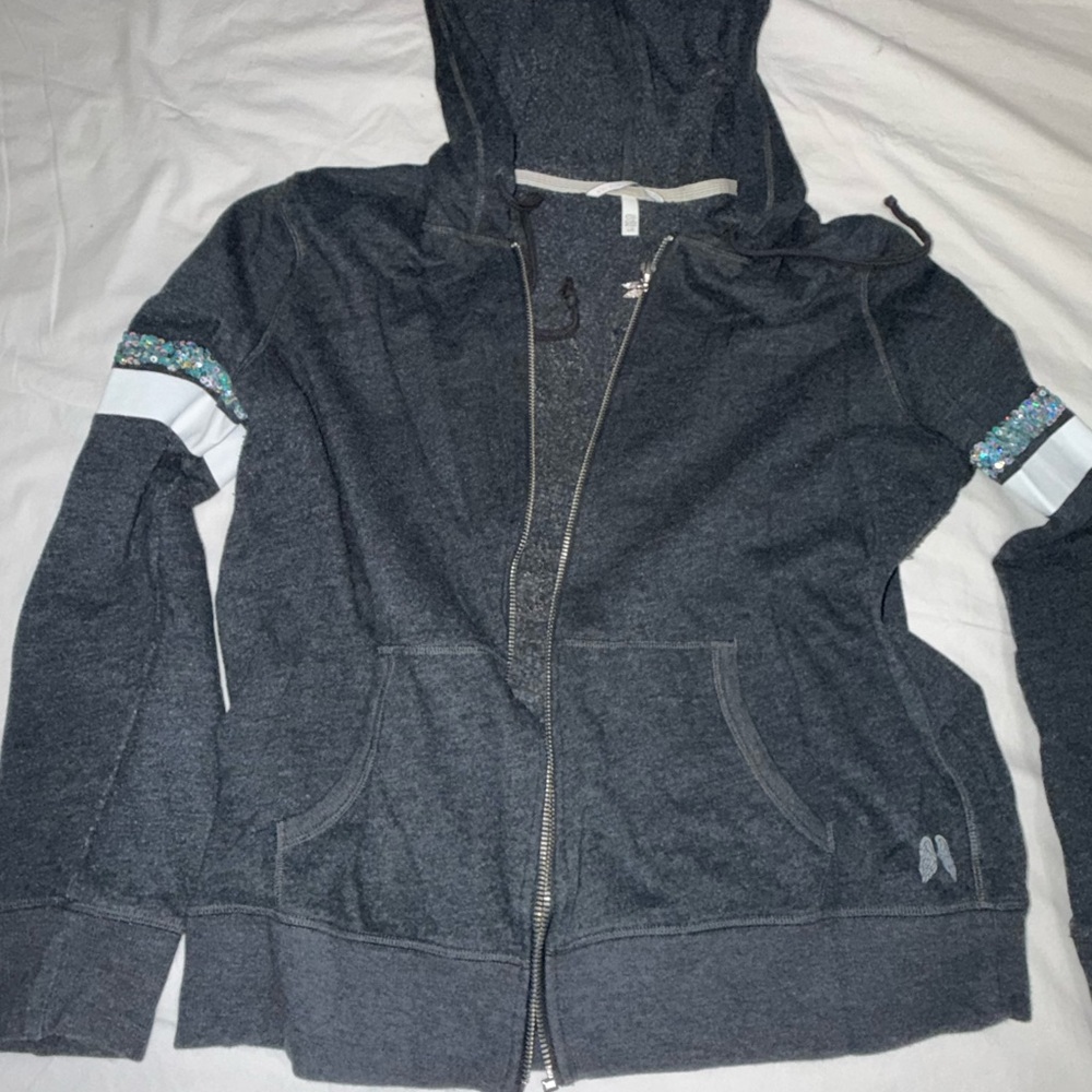 PINK Victoria's Secret Charcoal Hoodie